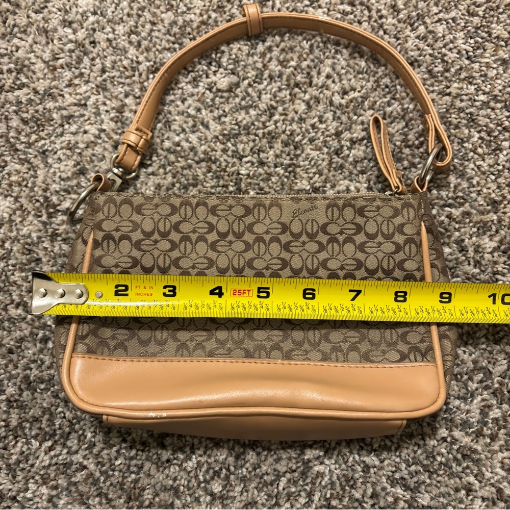 Source Unknown Brown Patterned Wristlet - image 6